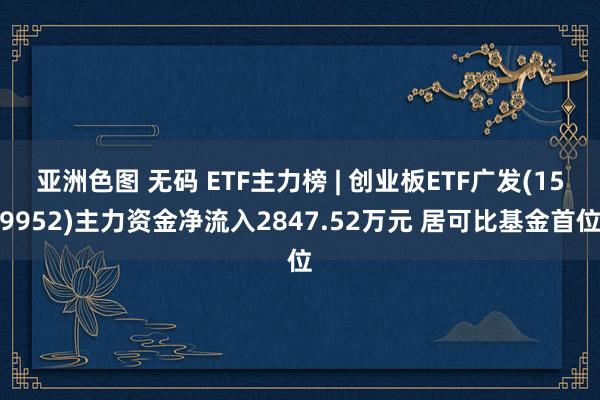亚洲色图 无码 ETF主力榜 | 创业板ETF广发(159952)主力资金净流入2847.52万元 居可比基金首位