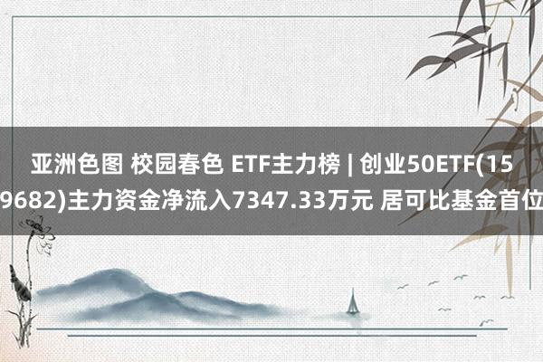亚洲色图 校园春色 ETF主力榜 | 创业50ETF(159682)主力资金净流入7347.33万元 居可比基金首位