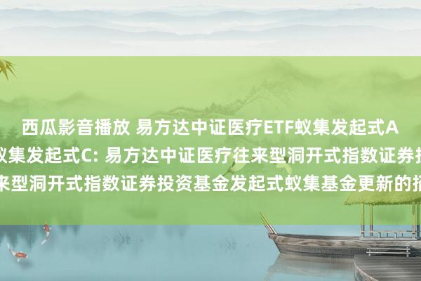西瓜影音播放 易方达中证医疗ETF蚁集发起式A，易方达中证医疗ETF蚁集发起式C: 易方达中证医疗往来型洞开式指数证券投资基金发起式蚁集基金更新的招募说明书