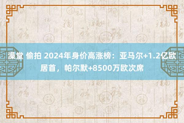澡堂 偷拍 2024年身价高涨榜：亚马尔+1.2亿欧居首，帕尔默+8500万欧次席