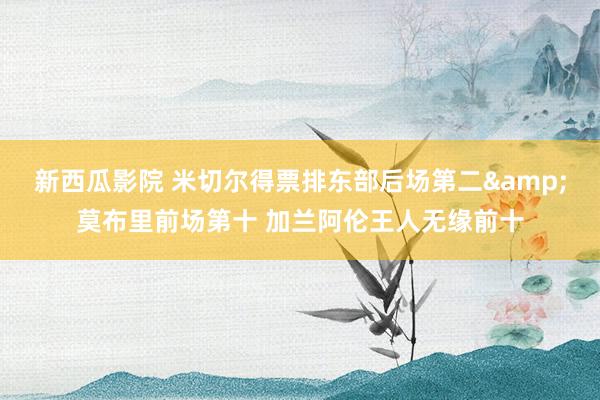 新西瓜影院 米切尔得票排东部后场第二&莫布里前场第十 加兰阿伦王人无缘前十