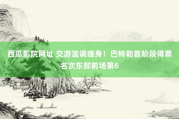 西瓜影院网址 交游滥调缠身！巴特勒首阶段得票名次东部前场第6