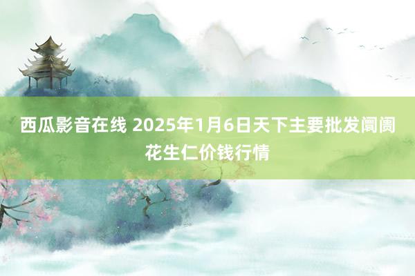 西瓜影音在线 2025年1月6日天下主要批发阛阓花生仁价钱行情