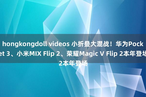 hongkongdoll videos 小折叠大混战！华为Pocket 3、小米MIX Flip 2、荣耀Magic V Flip 2本年登场