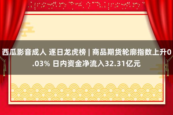 西瓜影音成人 逐日龙虎榜 | 商品期货轮廓指数上升0.03% 日内资金净流入32.31亿元