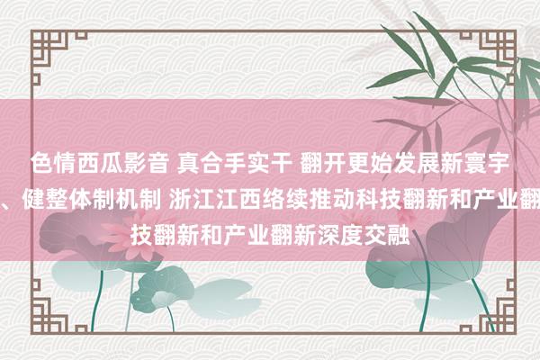 色情西瓜影音 真合手实干 翻开更始发展新寰宇｜搭建平台、健整体制机制 浙江江西络续推动科技翻新和产业翻新深度交融
